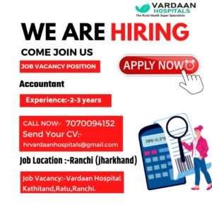 accountant job in Ranchi